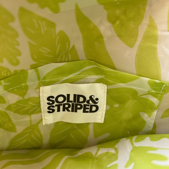 Boho purse from Solid & Strips. Long or short handle with metallic clasp - Picture 6 of 6